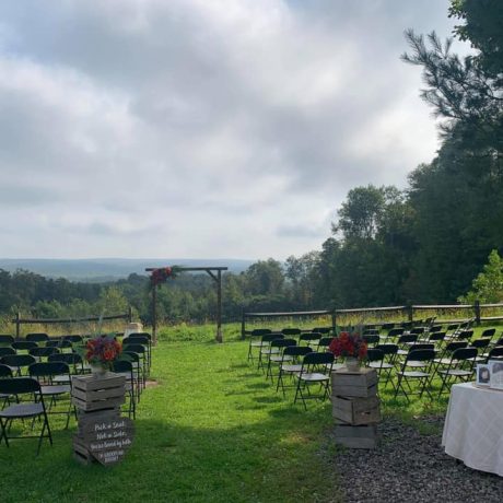 wedding event at Sparrow Pond Family Campground